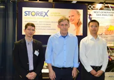 Eugene Rokx, Frans Harren en Qing Pan van Storex/Radboud Universiteit. Partner in het Qcap project.